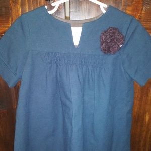 Rare Bonpoint Girls Dress sz 3 Cotton/ Wool blend